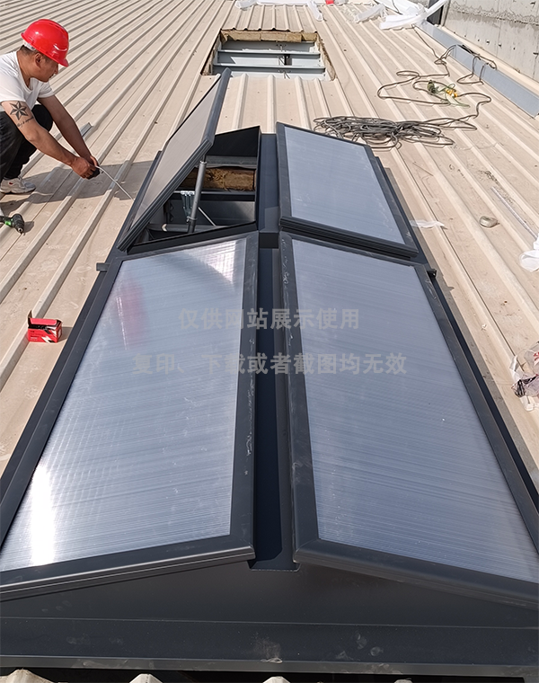 兰州王老吉生产车间向阳街道排烟天窗