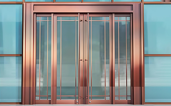 向阳街道玻璃地弹门